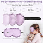 Kids Sleep Mask, 100% Real Mulberry Silk Eye Mask, Sleeping Mask - Image 5