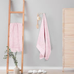 GLAMBURG 100% Cotton 2 Pack Oversized Bath Towel Set 28x55 Inches, Ultra Soft - Image 4