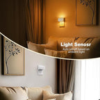 JandCase Amber Night Light, Night Lights Plug into Wall - Image 3