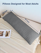 ZonLi Long Body Pillow for Adults, Firm Body Pillow - Image 6