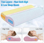 CloudBliss Memory Foam Pillow, Ergonomic Neck Contour Cervical Pillow - Image 5