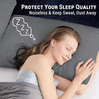 Gogreen Bamboo Rayon Waterproof Pillow Protector, Breathable Pillow Cover - Image 5