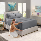 Hearth & Harbor Luxury Soft 6 Piece Bed Sheet Set Extra Deep Pocket Fitted - Image 4