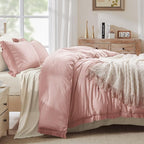 Andency Pink Comforter Set King Size - Image 7