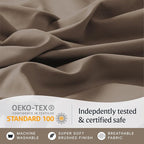 LuxClub 4 PC King Sheet Set, Breathable Luxury Bed Sheets, Deep Pockets 18" - Image 7