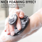 INNERNEED Food-Grade Soft Silicone Body Scrubber Shower Brush Handheld - Image 5