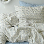mixinni Blue Floral Duvet Cover King Size - Image 5