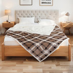 Electric Heated Blanket Full Size 72"x84", Soft Flannel - Image 4