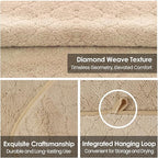 JML Bath Towels, Large Microfiber Towel Set, Ultra Soft, Super Absorbent - Image 3