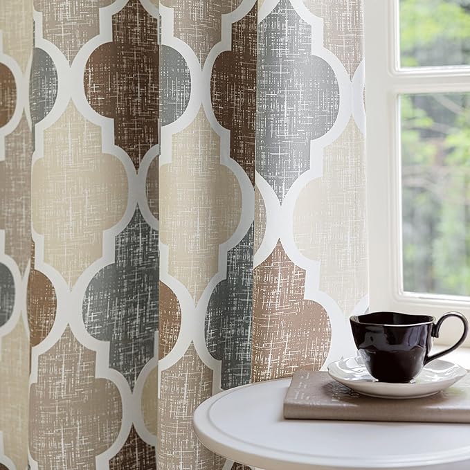 Beauoop 100% Blackout Curtains 96 Inches Long 2 Panels - Image 6