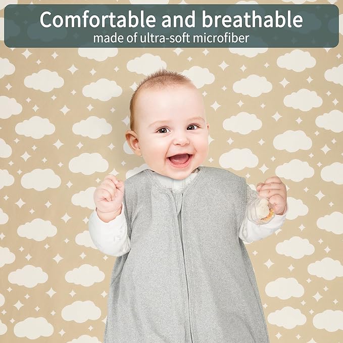 GUNTAIL Baby Crib Sheets for Boys Girls, 2 Pack Fitted Crib Sheet for Standard - Image 2