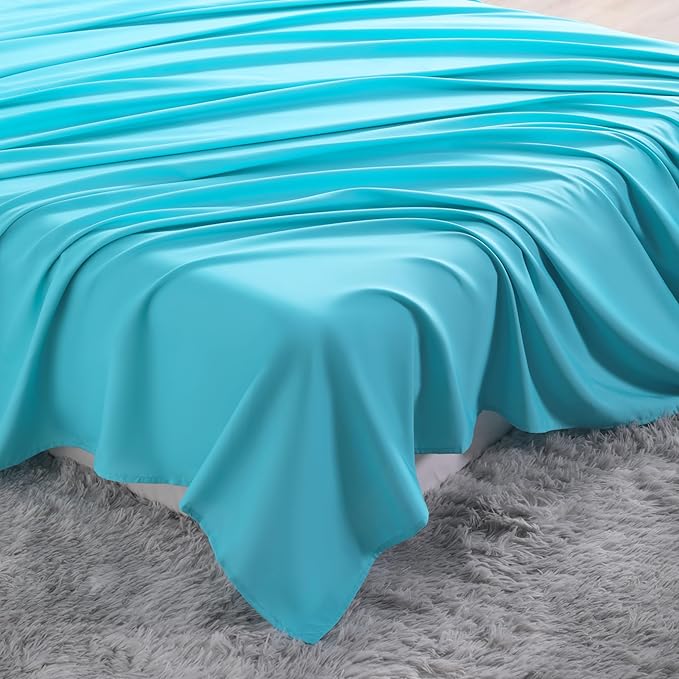 NTBAY Twin Extra-Long Flat Sheet Only - Image 7
