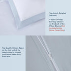 THE COTTON & SILK® 100% Luxury Long-Staple Cotton Duvet Cover - Image 3