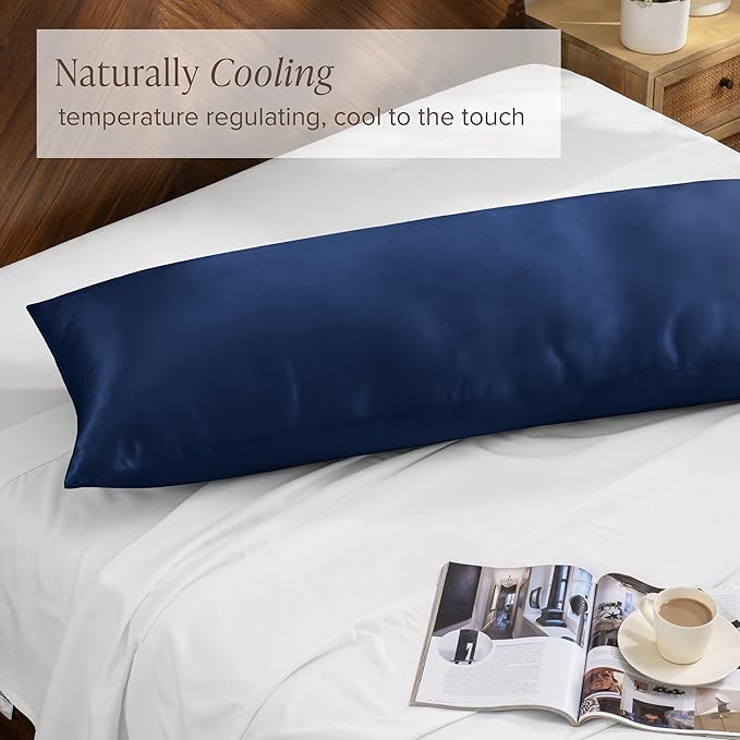 Bare Home 100% Rayon Made from Bamboo Luxury Body Size Cooling Pillowcase - Image 3