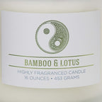 Carolina Bamboo Lotus Scented Candle, 16 oz Wellness Relaxing Aromatherapy - Image 7