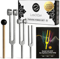 Tuning Forks for Healing Set — Essential Yoga and Meditation Accessories & by LotsOfZen