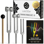 Tuning Forks for Healing Set — Essential Yoga and Meditation Accessories & by LotsOfZen