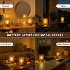 2 Pack Battery Operated Decorative Aesthetic Lamp - Image 5