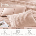 Comfort Spaces Kienna Quilt Set- Double Sided Stitching Design Summer Blanket - Image 5