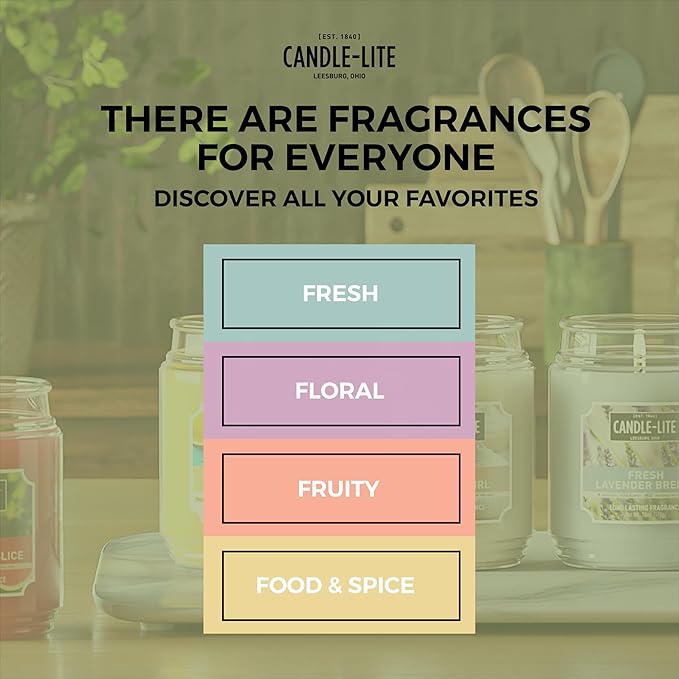Candle-lite Fall Scented Candles, Evening Fireside Glow, 18 oz Jar, Proudly - Image 7