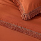 Andency Comforter Full Size Set Burnt Orange, 3 Pieces Boho Terracotta Winter - Image 7