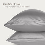 Bare Home 100% Rayon Made from Bamboo Luxury Body Size Cooling Pillowcase - Image 5