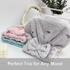 Jseng 3Packs Microfiber Hair Towel - Image 7