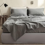 Simple&Opulence French Linen Flat Sheet, 100% Natural Flax Bedding Sheet - Image 8