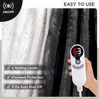 Heated Blanket Electric Throw Size 50''x60'' - Image 3