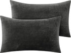 BEDELITE Flannel Pillowcases Standard Set of 2, Super Soft Fleece Pillow Case by BEDELITE