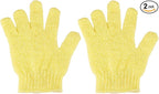 2 Pcs Shower Gloves, Exfoliating Gloves, Exfoliating Mitt, Exfoliating Body by CREHODEC