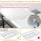 Yieach Luxury Clear Acrylic Bathtub Tray - Image 4