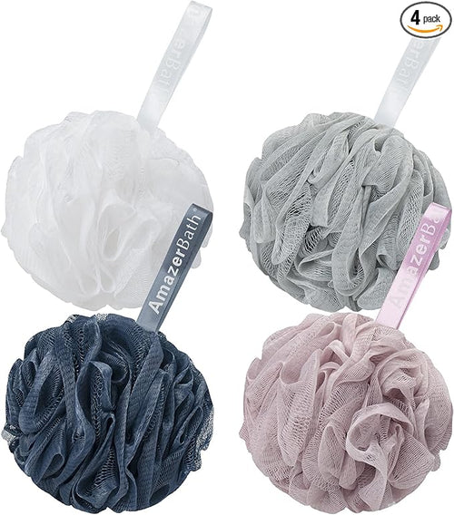 AmazerBath Loofah Sponge 75g/Piece, Exfoliating Bath Sponge Body Scrubber by AmazerBath