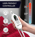 GENIANI Electric Heating Pad for Back Pain & Cramps Relief, Electric Throw - Image 5