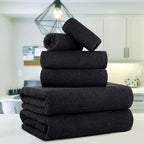 CASA COPENHAGEN Popcorn 6Pcs 100% Egyptian Cotton Large Designer Towels Gift - Image 2