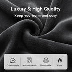 Heated Blanket Electric Blanket Queen Size 84''x90'' - Image 4