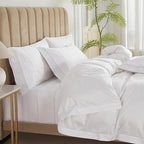 100% Cotton Lace Pillow Cases King Size Set of 2 - Image 7