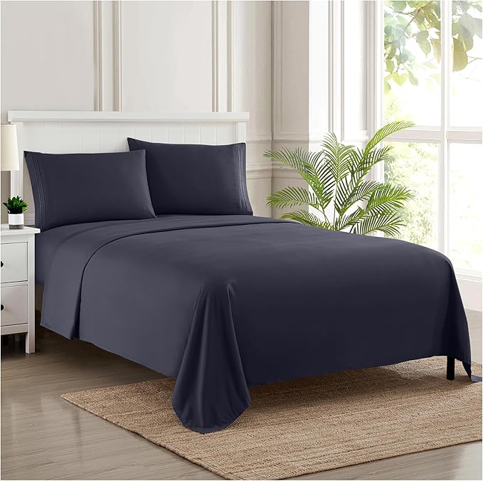 Twin Sheets - Breathable Luxury Sheets - 1800 Supreme Collection Extra Soft by SweetHomeCollection
