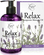 Relax Therapeutic Body Massage Oil - by BrookethorneNaturals