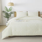 Andency Ivory Twin/Twin XL Comforter Set, Boho Soft Warm Cute Comforter Twin - Image 6