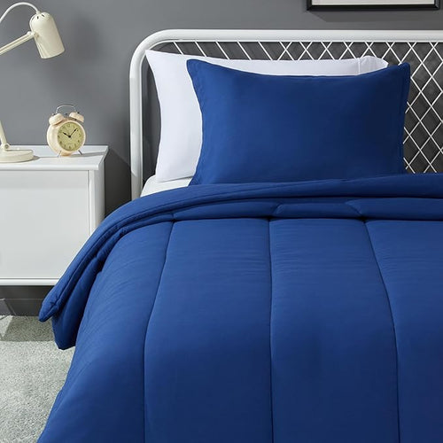 Amazon Basics 2-Piece Soft Microfiber Kid's Comforter and Pillow Sham Set by AmazonBasics