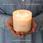 Champagne & Peony – Benevolence LA Large 3-Wick Scented Candle - Image 4