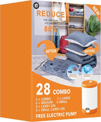 GONGSHI Vacuum Seal Bags for Clothing Travel & Home Storage, Travel Vacuum Bags by GONGSHI