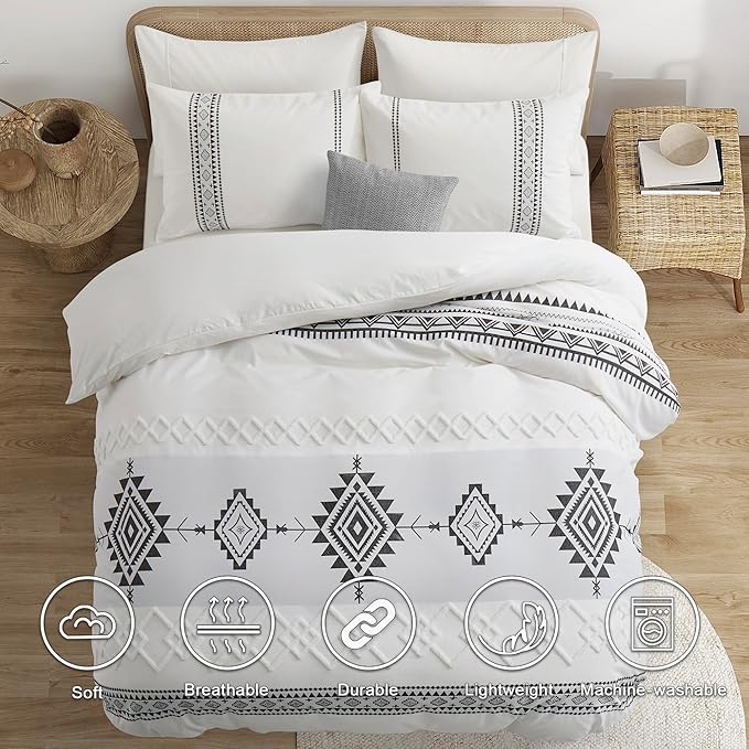 Oli Anderson Boho Duvet Cover Set Twin Size, Durable and Super Soft Duvet Covers - Image 6