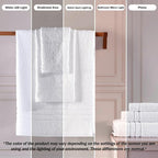 Hawmam Linen White Hand Towels for Bathroom, 16x29 Inch, Premium Turkish Cotton - Image 3