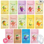 70 Pack Collagen Hydrating Face Masks Skincare by KONEUK