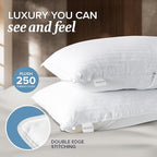 Beckham Hotel Collection Shredded Memory Foam Pillow 2-Pack Queen | Adjustable - Image 4