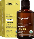 Cliganic USDA Organic Lemon Essential Oil by Cliganic