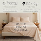 Karissa Mae Cooling Bamboo Viscose King Size Pillowcase Set | 100% FSC - Image 4