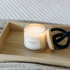 Calyan Wax Co. Mahogany & Cashmere 3 Wick Scented Candle - Image 6